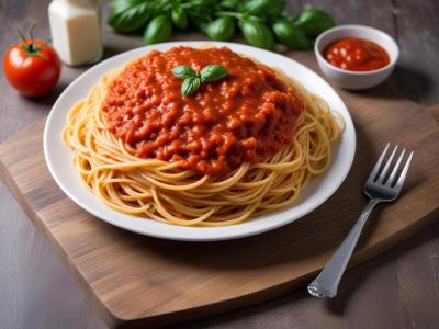 Spaghetti à la sauce tomate facile