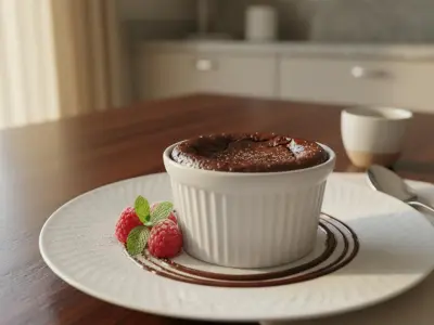 Crème aux œufs fondante au chocolat noir