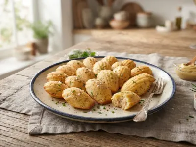 Mini Madeleines au Thon et Moutarde
