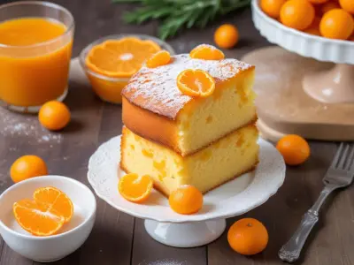 Gâteau Moelleux aux Clémentines