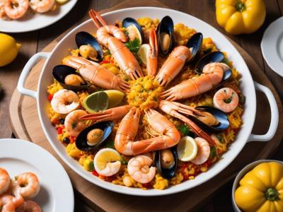 Paella Royale aux Fruits de Mer