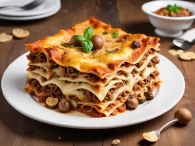Lasagnes Royales aux Champignons et Truffes