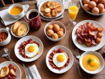 Brunch Gourmand : Œufs Brouillés, Bacon & Douceurs