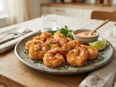 Croustillants de crevettes au air fryer