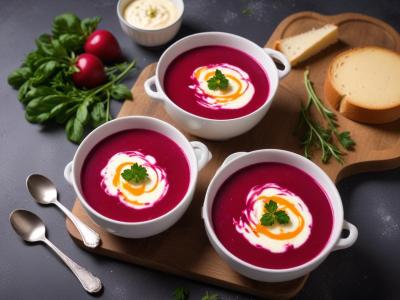 Soupe Estivale de Betterave au Fromage Frais