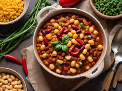 Chili Végétarien aux Haricots Blancs
