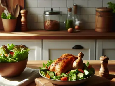 Salade de Poulet et Légumes