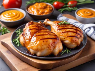 Blanc de Poulet Grillé Sauce Barbecue