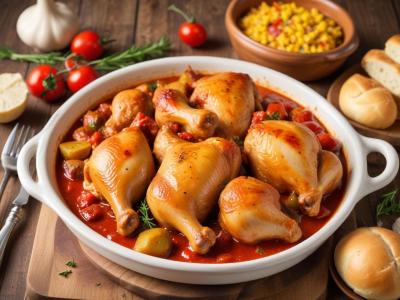 Poulet Basquaise Traditionnel