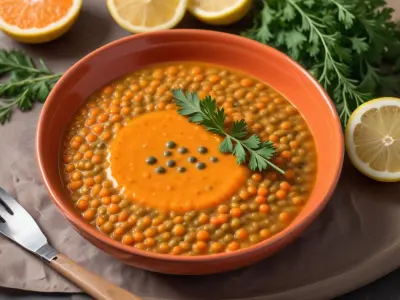 Dahl de Lentilles Corail Crémeux