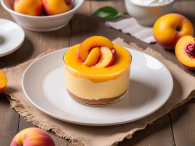 Mousse légère à la nectarine