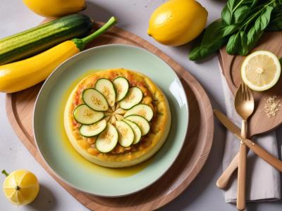 Moelleux estival courgette citron amande