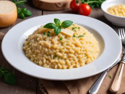 Risotto Crémeux aux Poireaux et Parmesan
