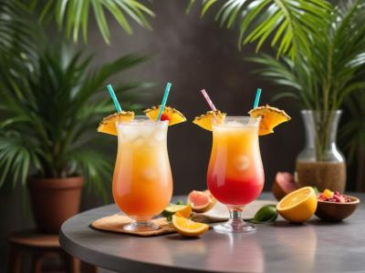 Brume Tropicale : Cocktail Exotique Sans Alcool