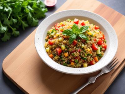 Taboulé de quinoa aux légumes du soleil