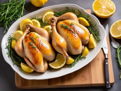Poulet Rôti Citron & Herbes