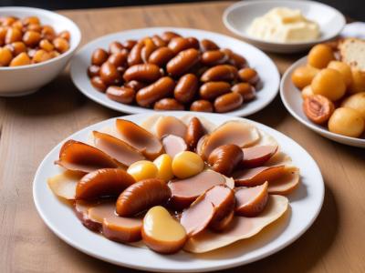 Feuilletés gourmands aux marrons et lard fumé