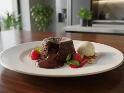 Le Fondant Infiltré au Chocolat Noir