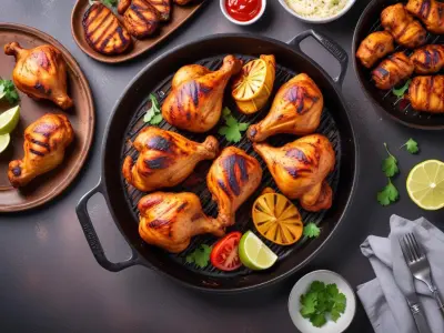 Poulet tandoori au barbecue