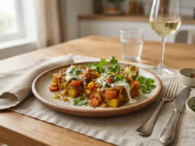 Carrés de carottes et pommes de terre au curry