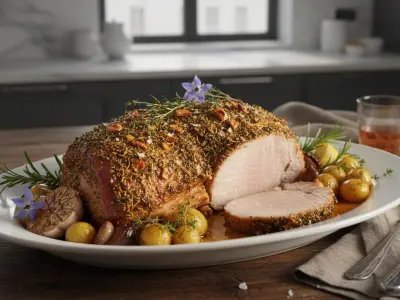 Rôti de Porc aux Herbes de Provence et à l'Ail (800g)
