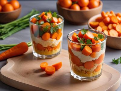 Verrine Printanière de Carottes et Pos Cassés