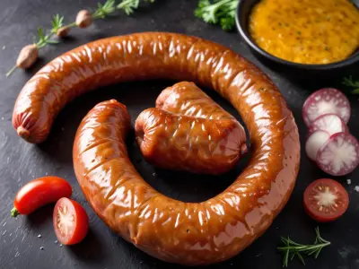 Saucisse de Montbéliard croustillante à l'Air Fryer