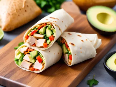 Wrap Complet Poulet, Avocat et Maïs