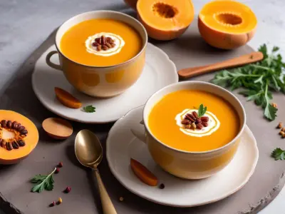 Velouté de butternut crémeux aux épices