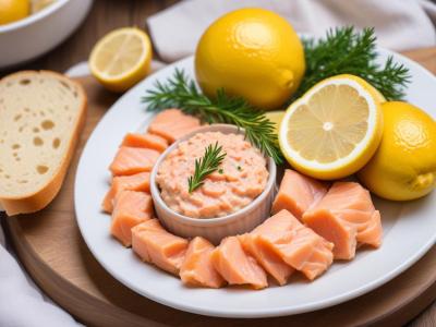 Rillettes de Saumon Fumé Fraîches au Citron et à l'Aneth