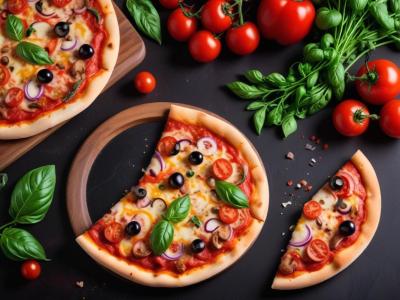 Pizza Maison aux Légumes d'Été