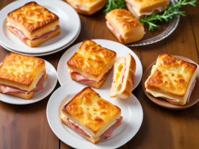 Mini Croques-Monsieur au Jambon Fumé