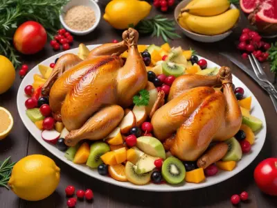 Poulet Créole aux Épices et Fruits Exotiques