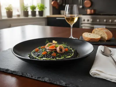 Risotto Noir au Mystère de l'Encre