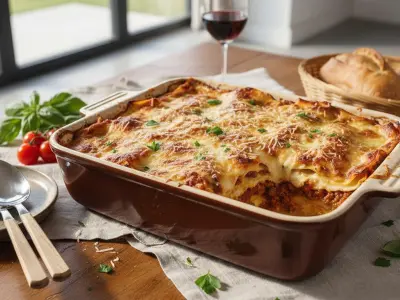 Lasagnes à la Bolognaise Traditionnelle (Format 4 personnes)