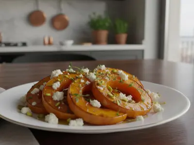 Rôti de Potimarron à la Feta et au Miel