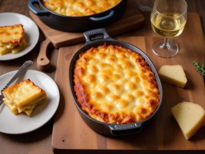 Gratin de pâtes crémeux à la raclette