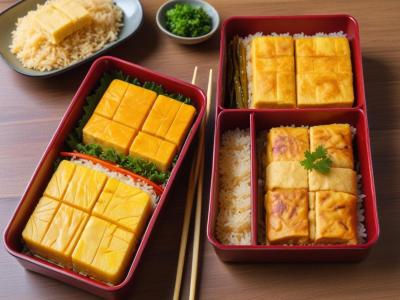 Bento Japonais : Tamagoyaki et Riz Vinaigré