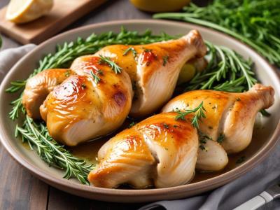 Pilons de Poulet Rôtis aux Herbes