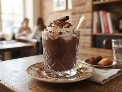 Chocolat Chaud Glacé Onctueux à l'Ancienne