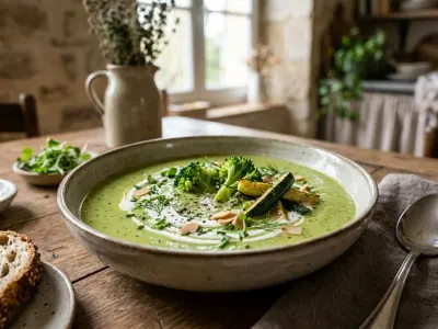 Velouté Onctueux de Brocoli, Courgette et Pomme de Terre