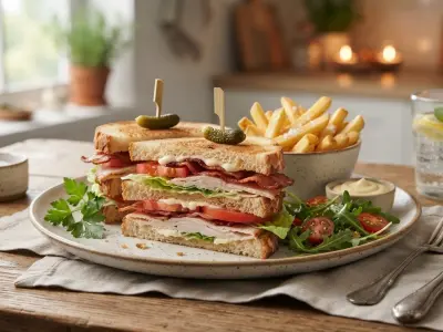 Club Sandwich Authentique à la Dinde et au Bacon