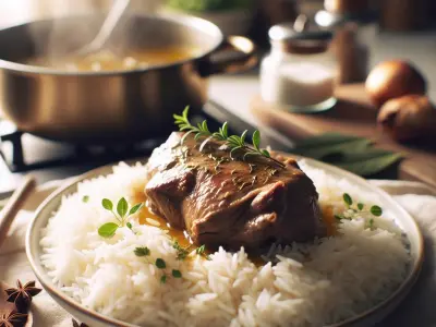 Blanquette de veau à l'ancienne et riz basmati