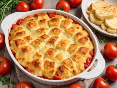 Gratin de Tofu aux Pommes de Terre et Tomates