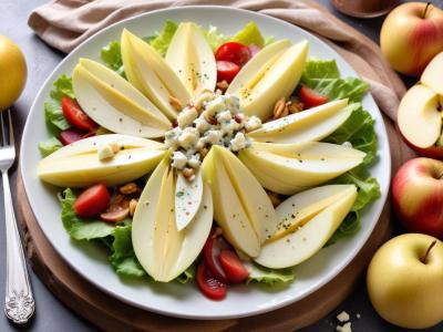 Salade d'Endives, Roquefort, Noix et Pomme