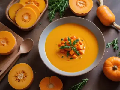Velouté crémeux de butternut et carottes