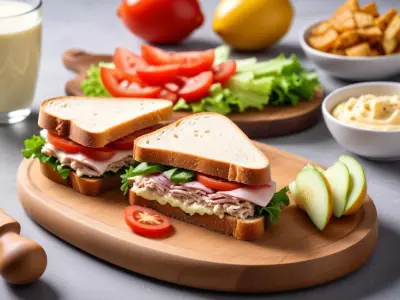 Sandwich Fraîcheur au Thon et Crudités