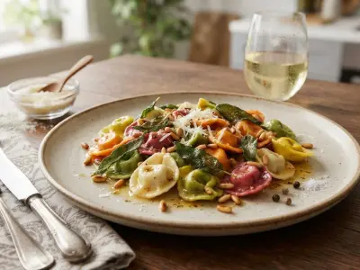 Fiocchetti 6 sapori au beurre de sauge et pignons de pin