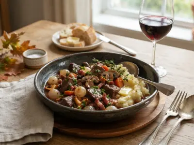 Bœuf bourguignon d'automne