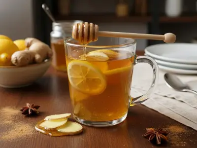 Élixir d'Hiver au Miel, Citron et Gingembre